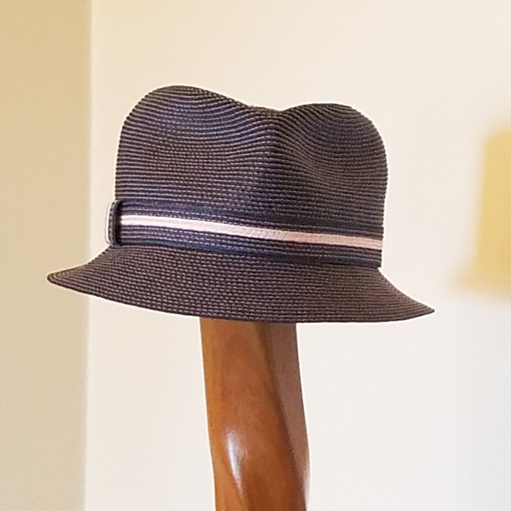Straw Fedora Hat - image 2